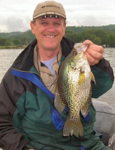 Jim Linder with a nice crappie